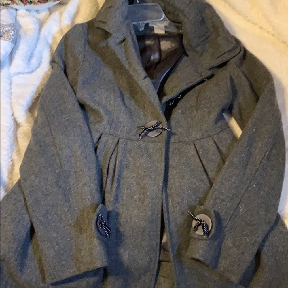 Gray Peacoat - image 1